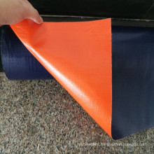 100% Raw Material Orange And Blue Waterproof Pe Tarpaulin